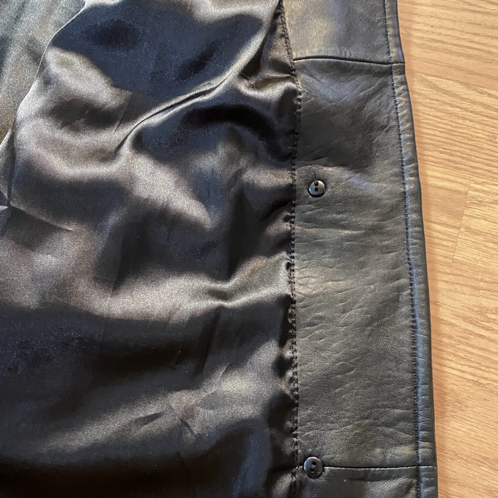 111 State Men's Black Leather Coat - Picture 6 of 10